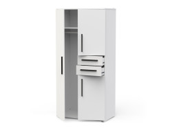 VERSATIL - Armoire 3 portes 2 tiroirs