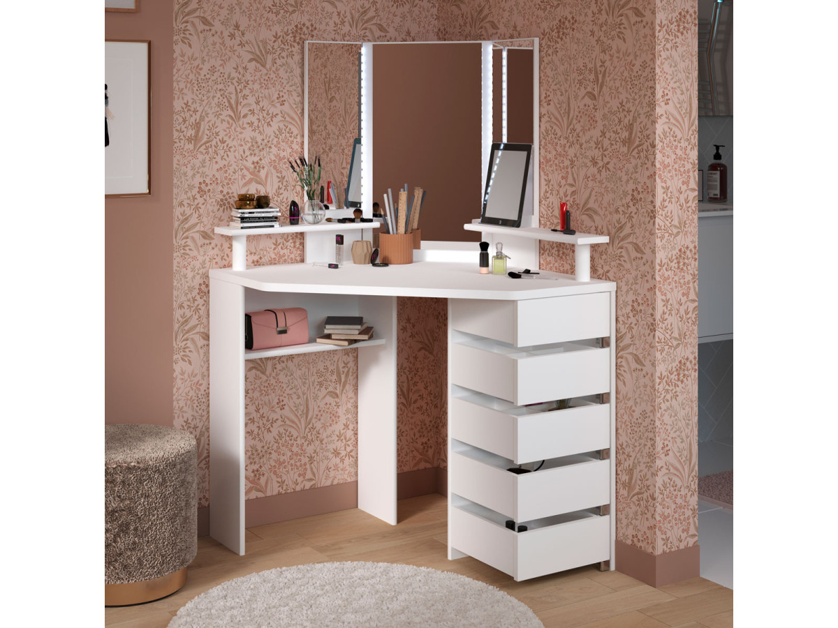 SWEET / VOLAGE - Coiffeuse 3 miroirs
