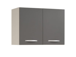 EKO - Meuble haut 2 portes 80 cm