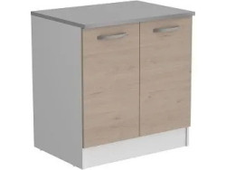 EKO - Meuble bas 2 portes 80 cm