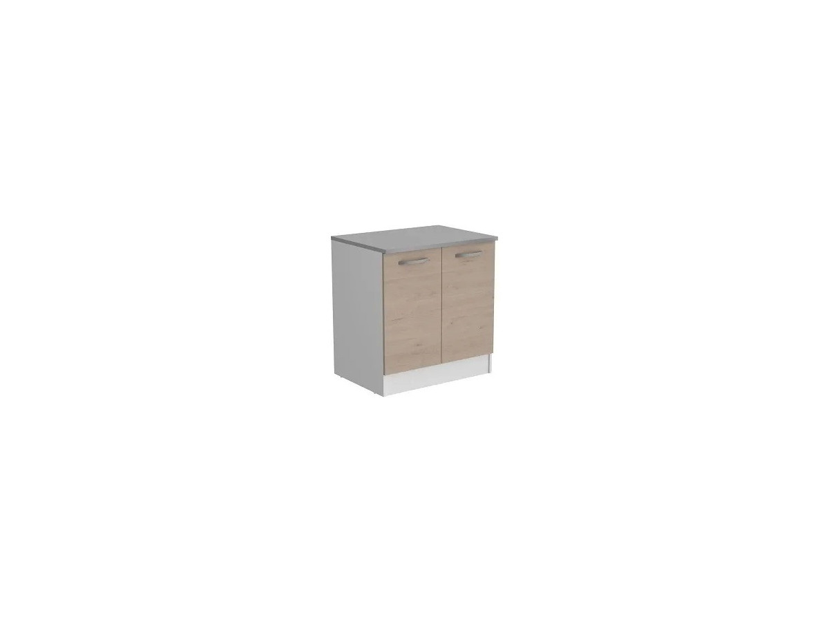 EKO - Meuble bas 2 portes 80 cm