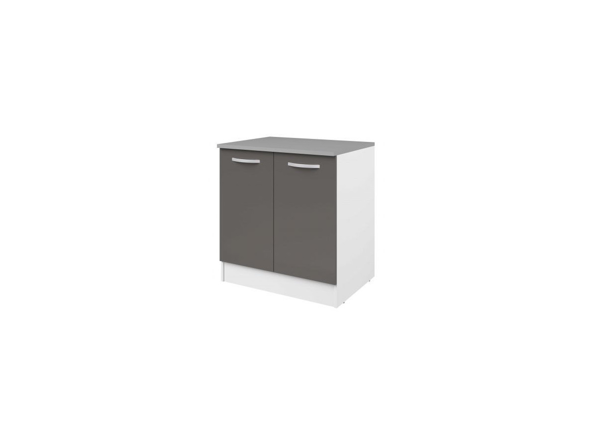 EKO - Meuble bas 2 portes 80 cm