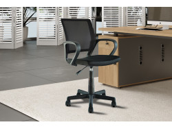 PURA - Chaise de bureau noir