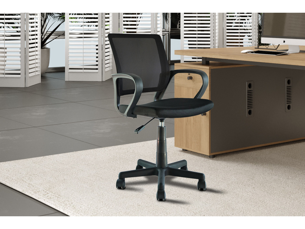 PURA - Chaise de bureau noir