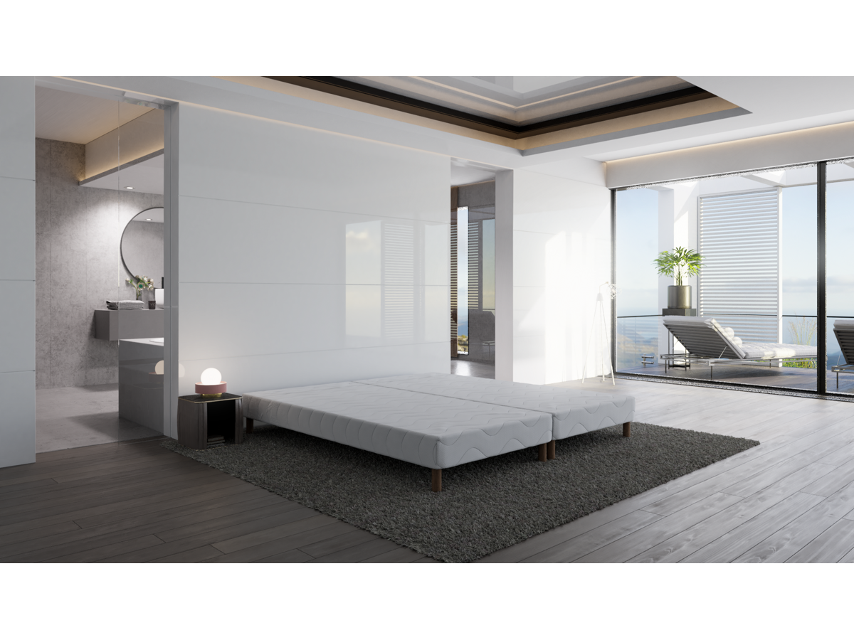 CANARYS - Sommier tapissier 2x80x200 cm