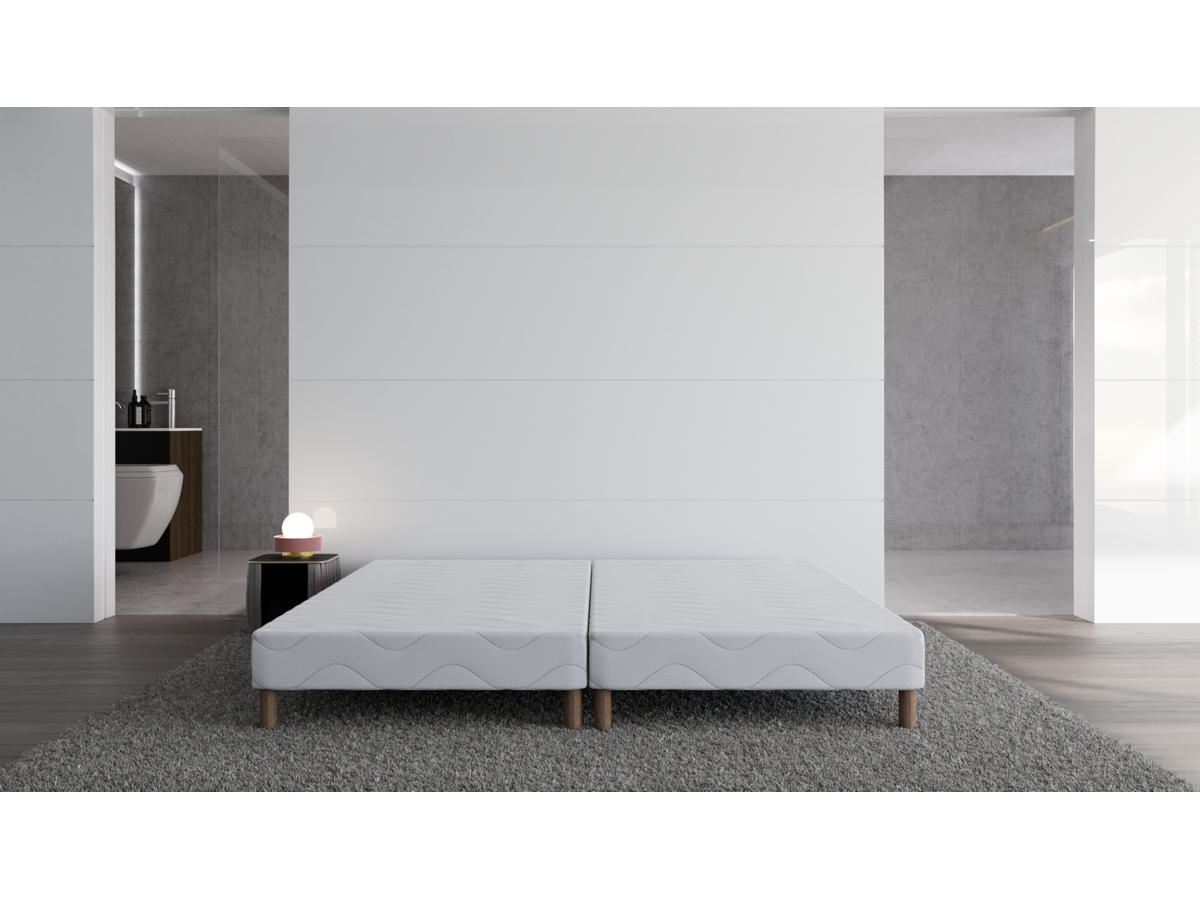 CANARYS - Sommier tapissier 2x80x200 cm
