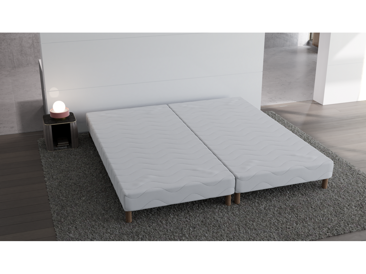 CANARYS - Sommier tapissier 2x80x200 cm