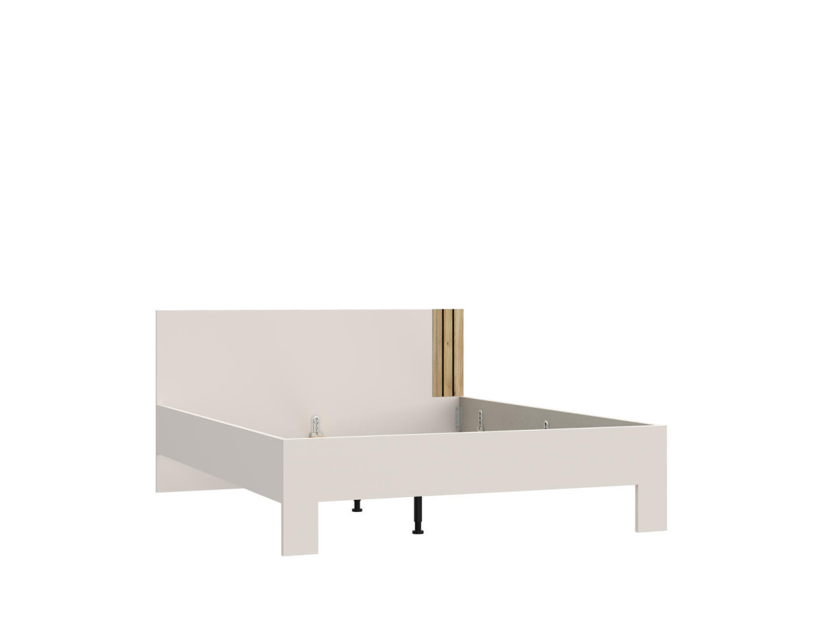 WAIKATO - Lit pour couchage 160x200 cm (sans matelas ni sommier) imitation sable