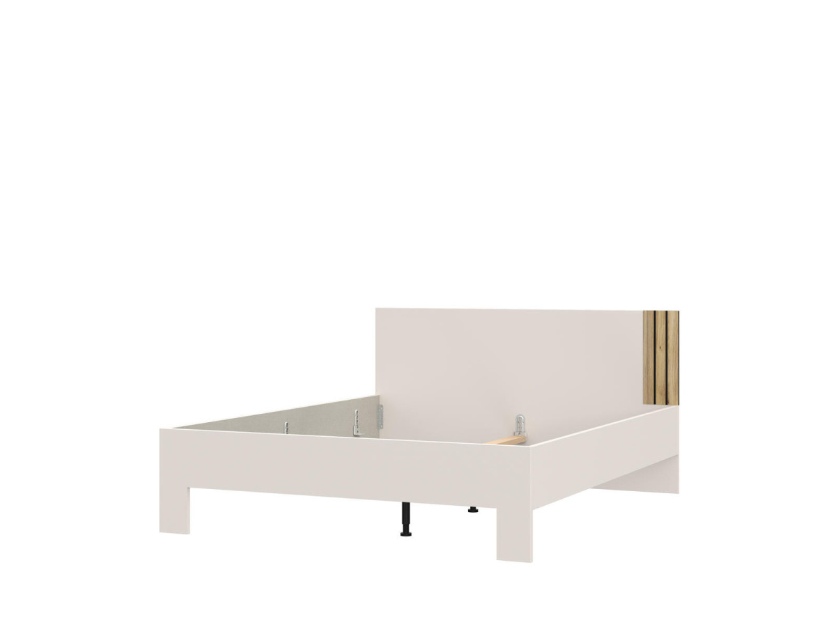 WAIKATO - Lit pour couchage 160x200 cm (sans matelas ni sommier) imitation sable