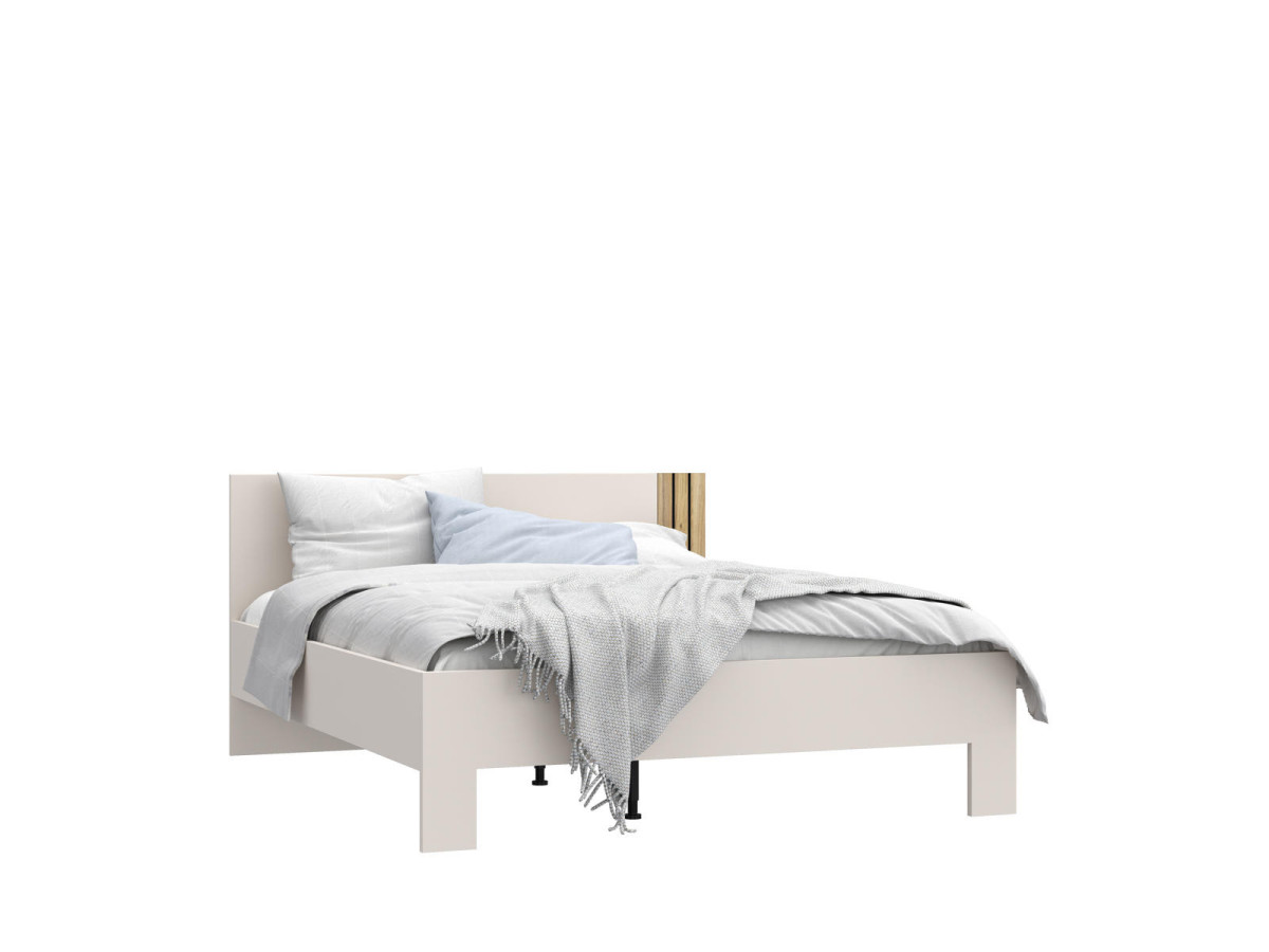 WAIKATO - Lit pour couchage 160x200 cm (sans matelas ni sommier) imitation sable