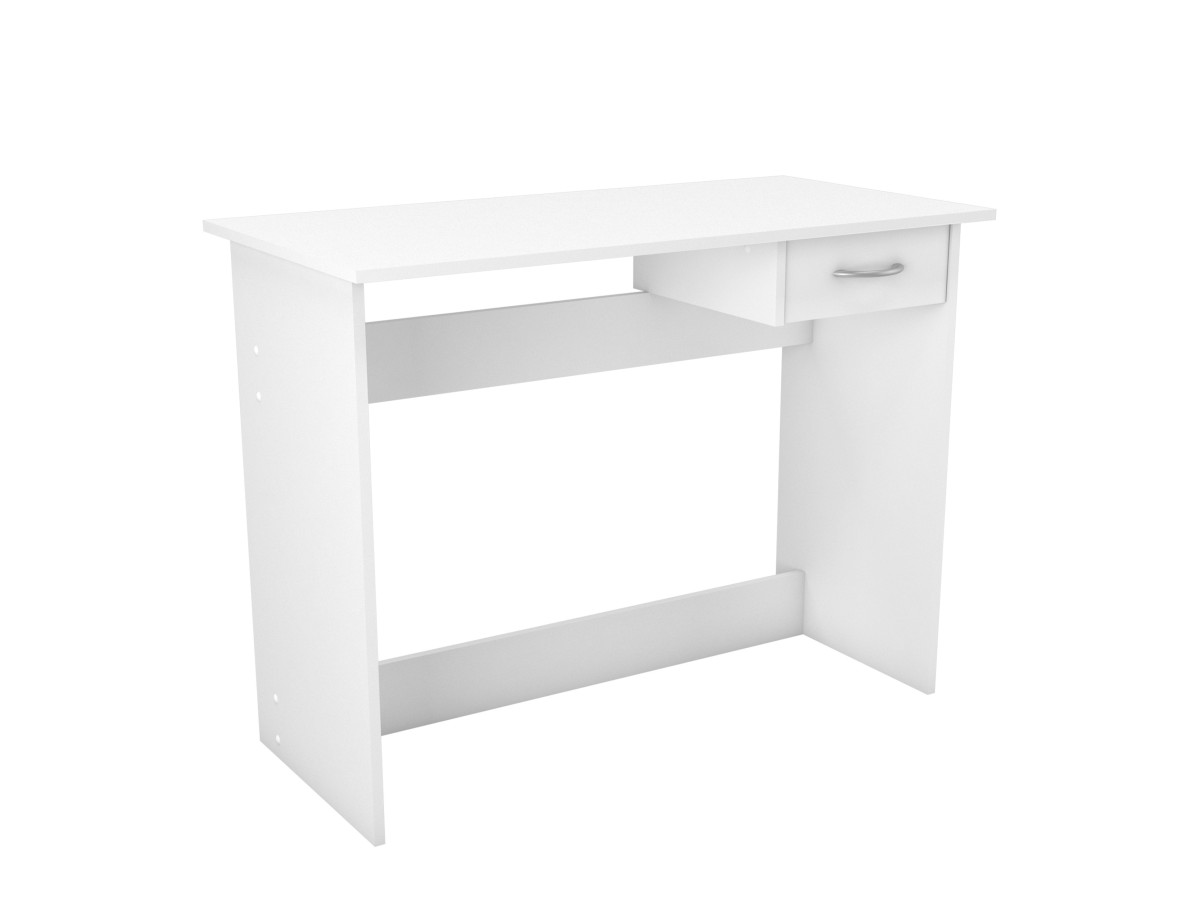 ALPIN - Bureau junior 1 tiroir blanc mat