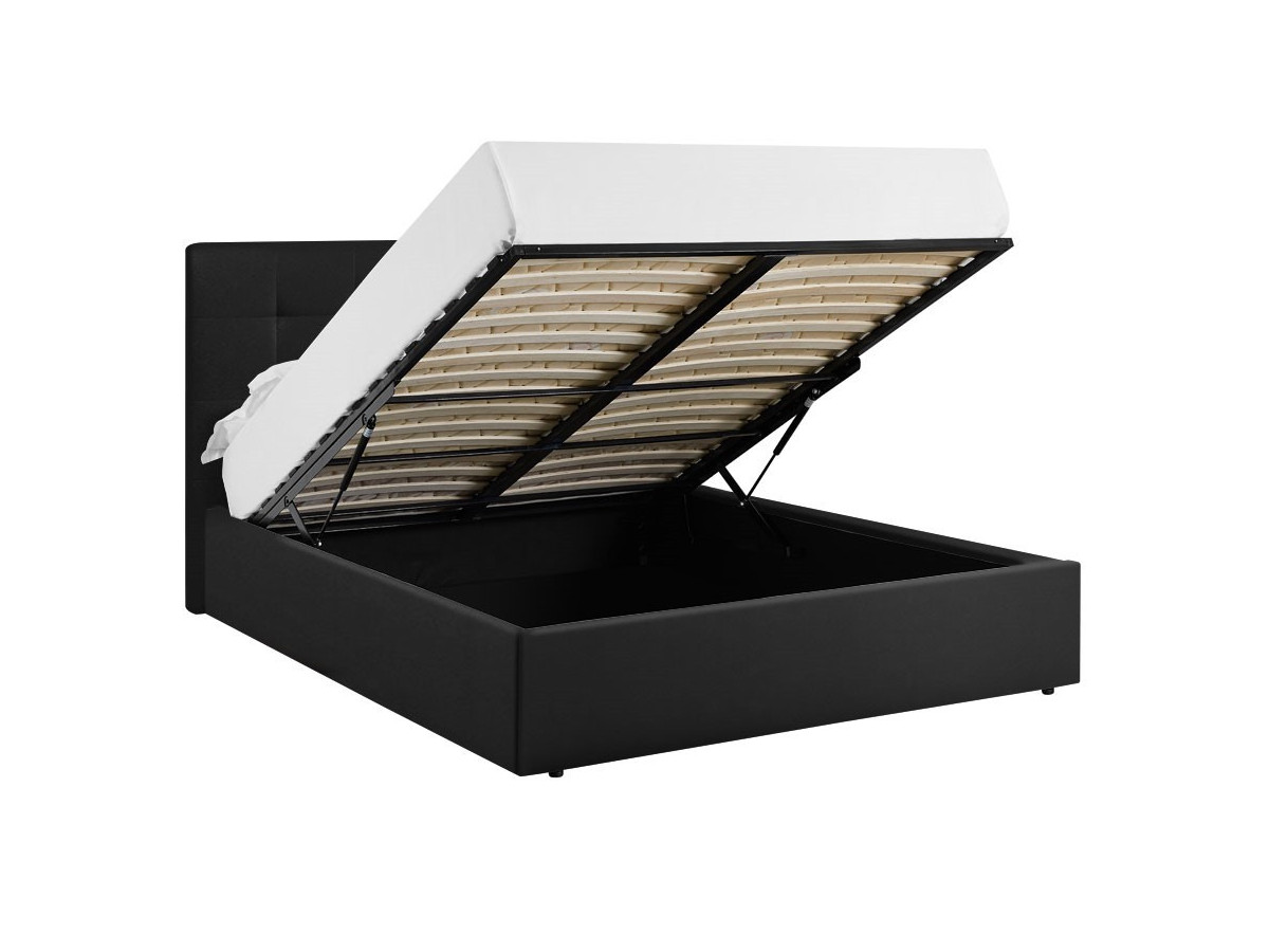 VERONE - Lit coffre pour couchage 140x190 avec sommier