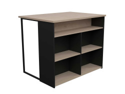 BRUNCH - Ilot central 5 espaces de rangement