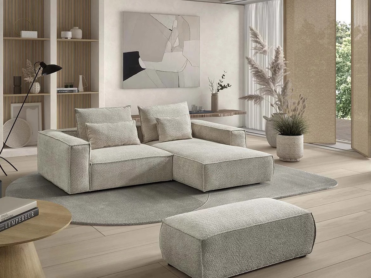 DALIA - Canapé d'angle chaise longue