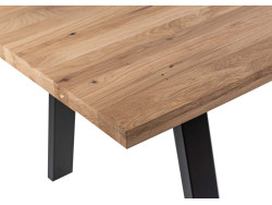 MERIBEL - Table de séjour 220 cm pieds X