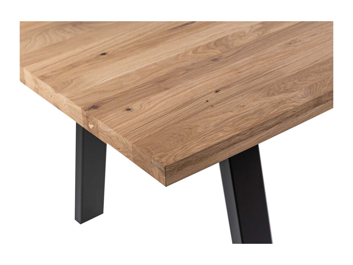 MERIBEL - Table de séjour 220 cm pieds X
