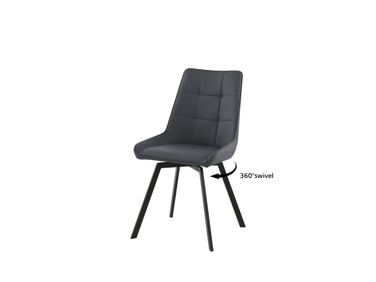 EASTON - Chaise de séjour pivotante