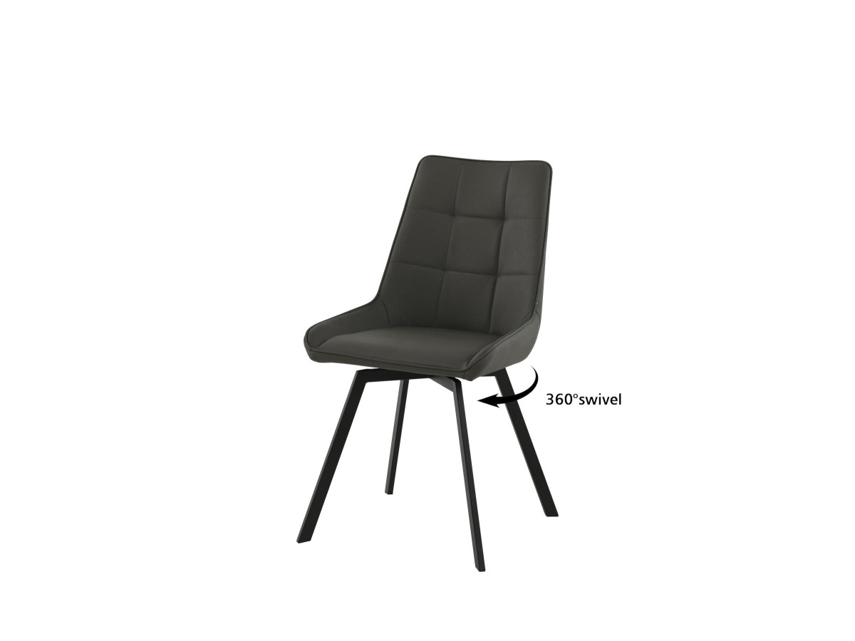EASTON - Chaise de séjour pivotante