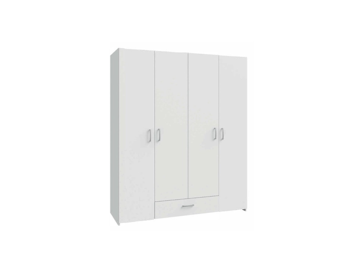 ECONOBOX  - Armoire 4 portes 1 tiroir
