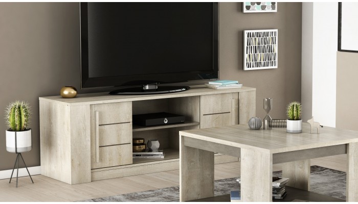 NICE - Banc TV-Hifi 2 portes...