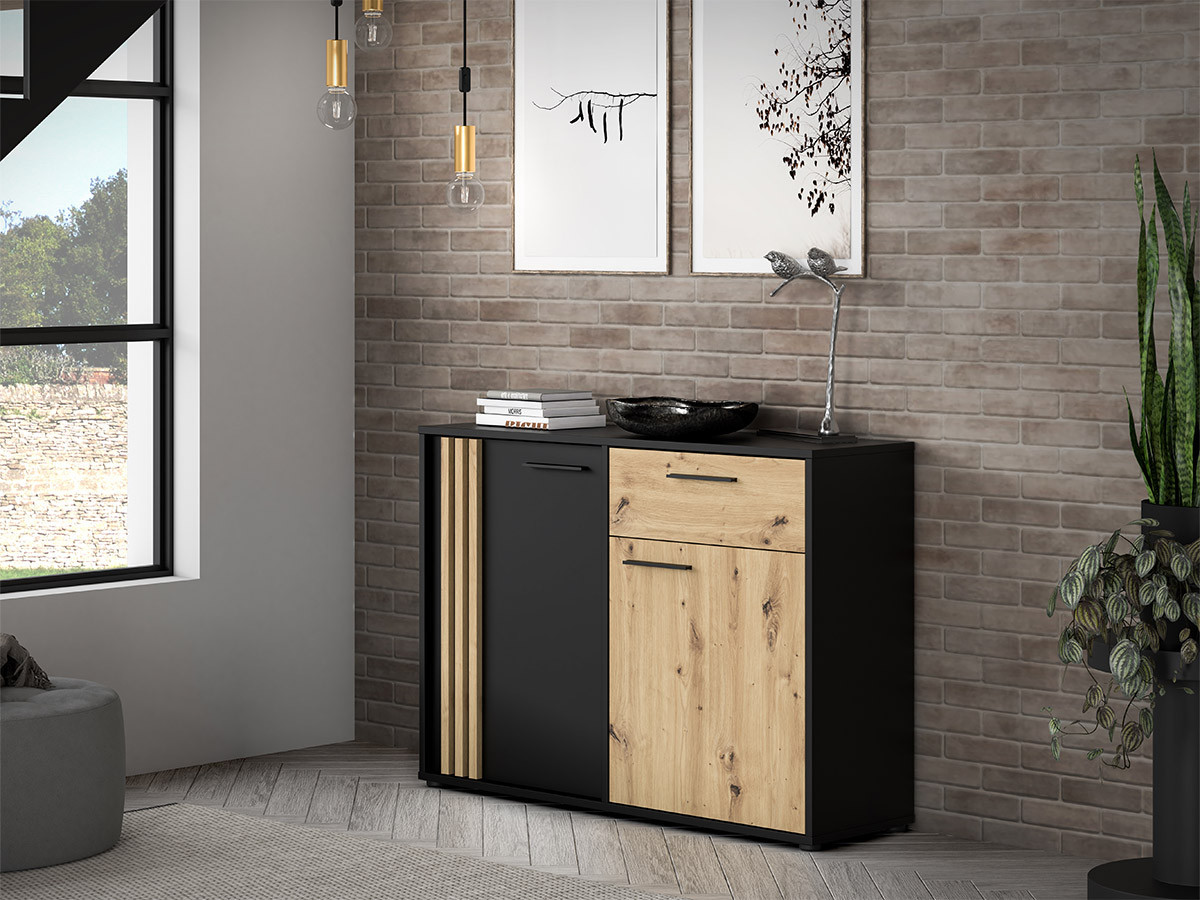 CARDIGAN - Meuble bas 2 portes 1 tiroir 
