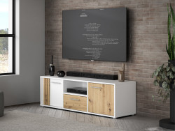 CARDIGAN - Meuble TV-Hifi 2 portes 1 tiroir 1 niche