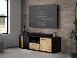 CARDIGAN - Meuble TV-Hifi 2 portes 1 tiroir 1 niche