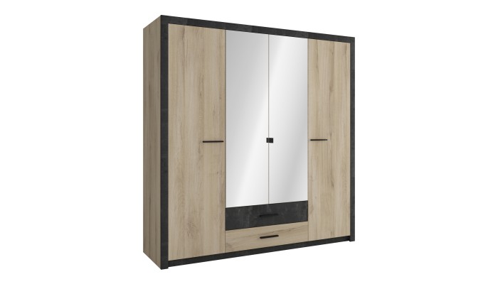 CANYON - Armoire 4 portes Ouvrantes/...