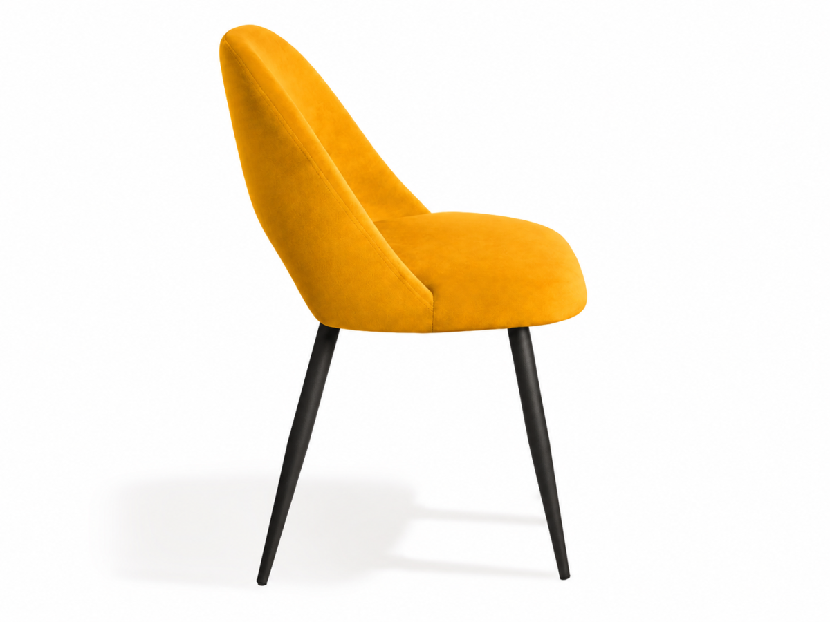 AIMABLE - Chaise de séjour Jaune