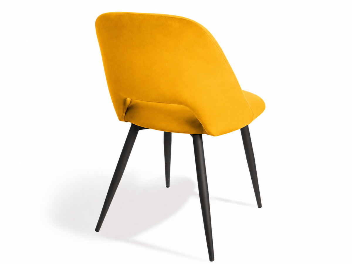AIMABLE - Chaise de séjour Jaune