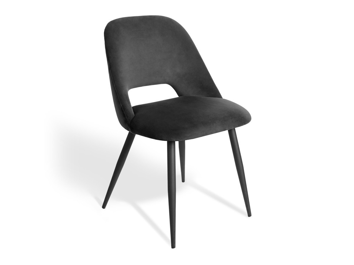 AIMABLE - Chaise de séjour noire
