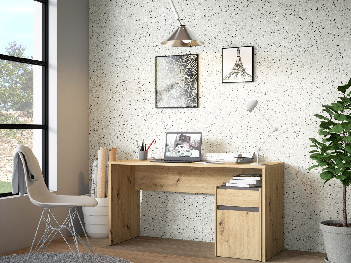 MODULTRICK - Bureau 1 caisson 1 porte 1 tiroir