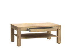 SAN CAYETANO - Table basse 2 plateaux 1 tiroir
