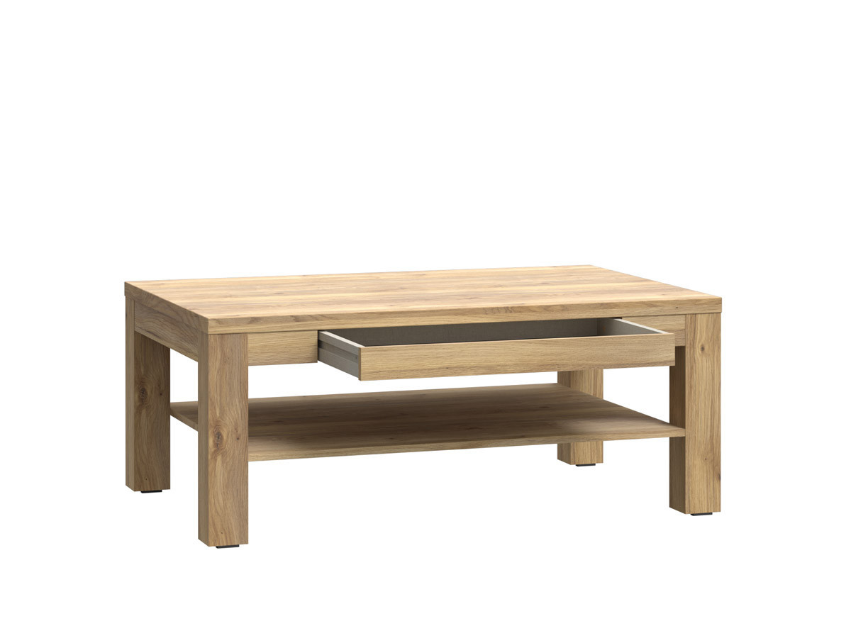 SAN CAYETANO - Table basse 2 plateaux 1 tiroir 
