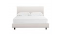 PALERMO Lit couchage 160*200 blanc 