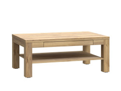 SAN CAYETANO - Table basse 2 plateaux 1 tiroir