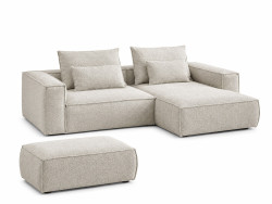 DALIA - Canapé d'angle chaise longue