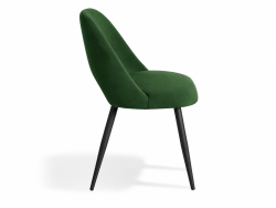 AIMABLE - Chaise de séjour vert émeraude