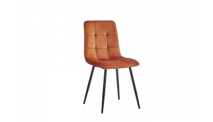 WASHINGTON -  Lot de 4 chaises Rouille