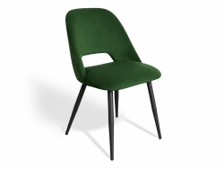 AIMABLE - Chaise de séjour vert émeraude