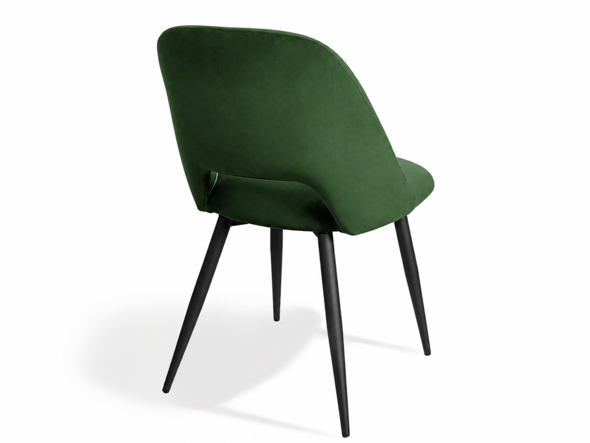 AIMABLE - Chaise de séjour vert émeraude