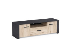 AUBRAC - Banc TV 2 portes ouvrantes 1 tiroir