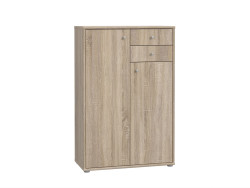 TEMPRA - Meuble d'appoint 2 portes 2 tiroirs
