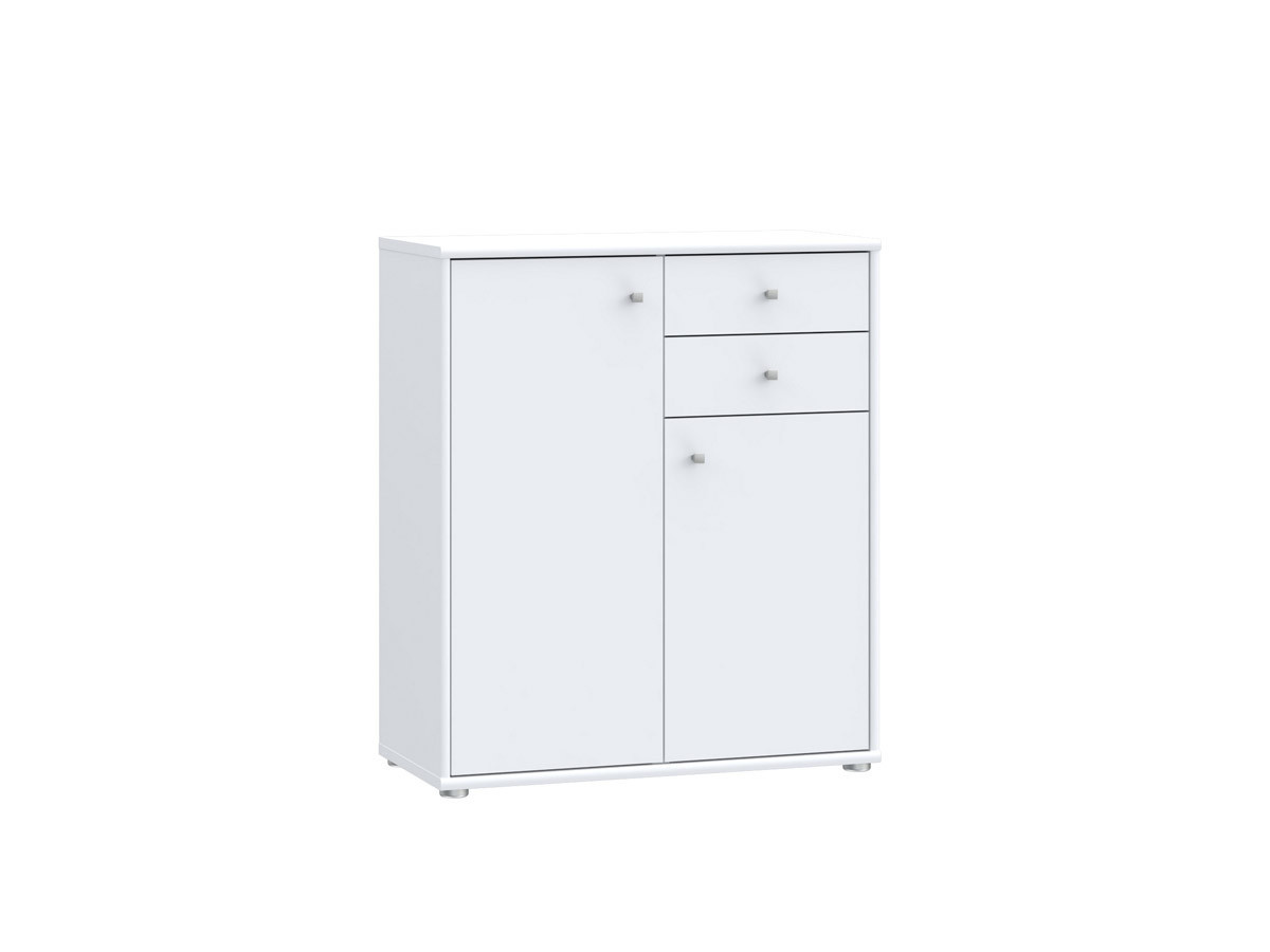 TEMPRA - Meuble d'appoint 2 portes 2 tiroirs