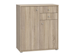 TEMPRA - Meuble d'appoint 2 portes 2 tiroirs