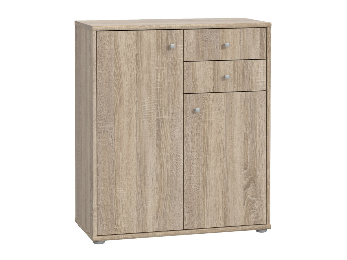 TEMPRA - Meuble d'appoint 2 portes 2 tiroirs