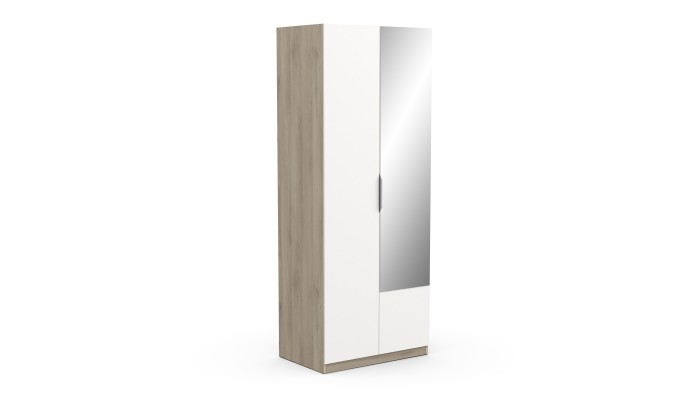 BOSTER - Armoire 2 portes 1 miroir