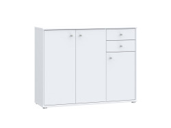 TEMPRA - Meuble d'appoint 3 portes 2 tiroirs