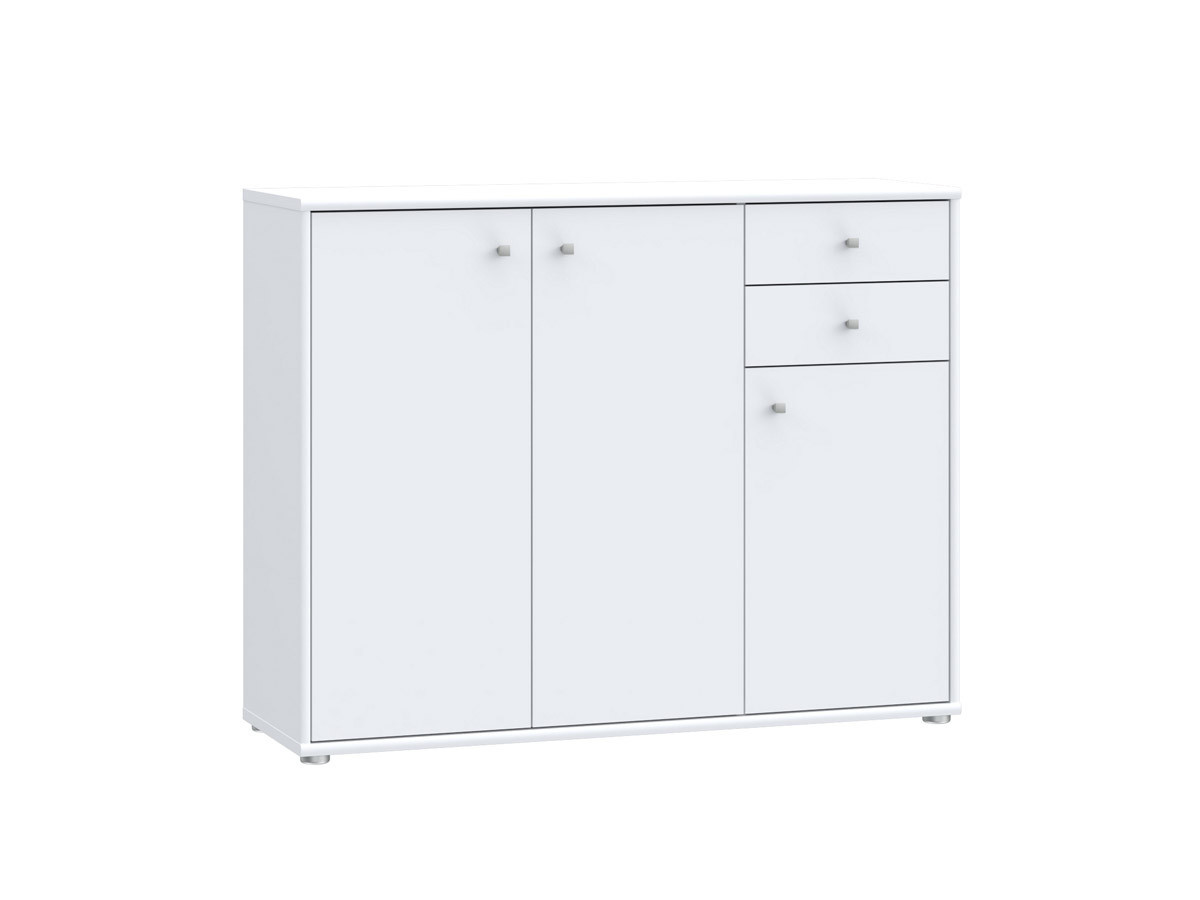 TEMPRA - Meuble d'appoint 3 portes 2 tiroirs