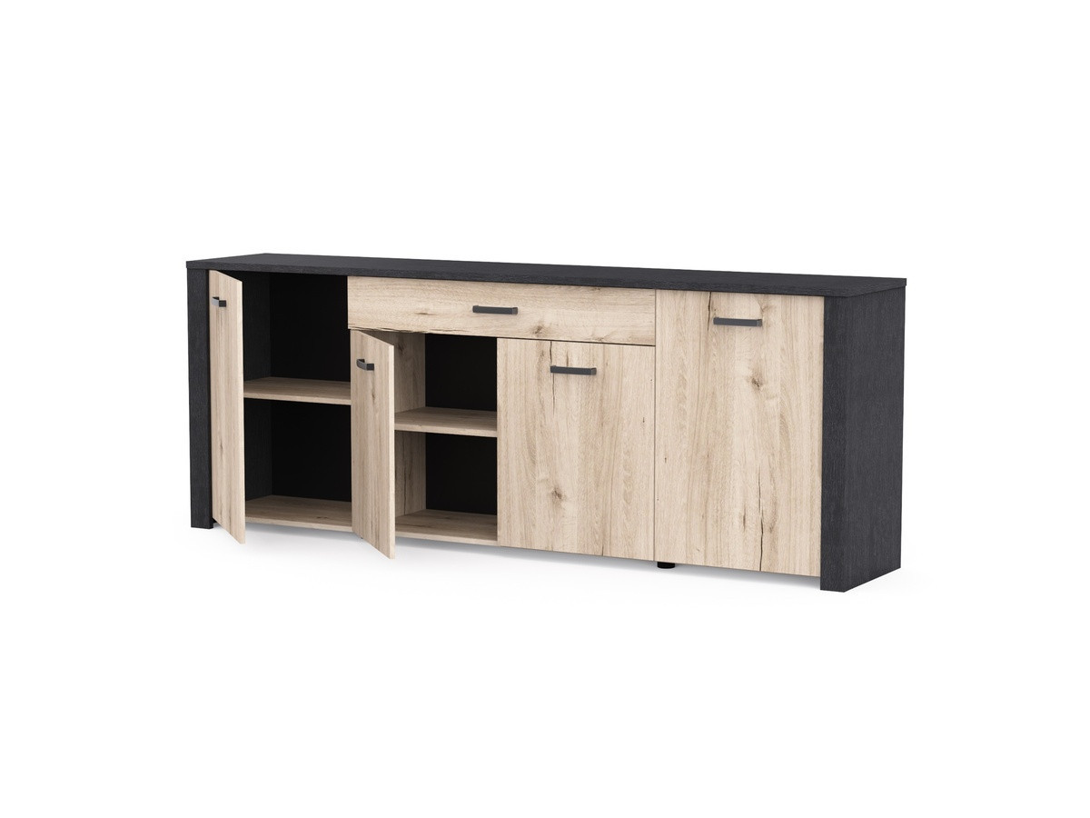 AUBRAC - Enfilade 4 portes 1 tiroir 
